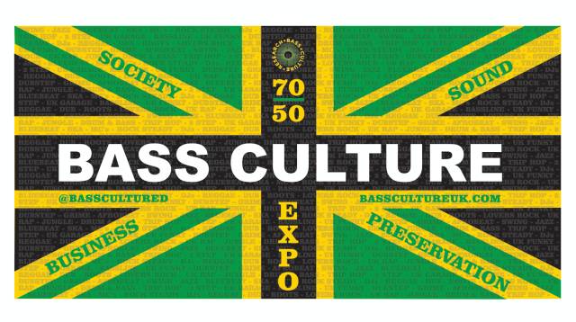 Bass Culture exhibition flag