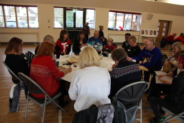 An Object Stories still image and pictures of an Object Stories workshop, which grew out of the annual meeting of heart transplant recipients at Papworth Hospital, Cambridge, in November 2018. Participants were keen to tell their stories and reported that they found the process cathartic